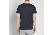 FRED PERRY TWIN TIPPED TEE - Navy