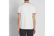 FRED PERRY TWIN TIPPED TEE - White