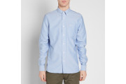 FRED PERRY CLASSIC OXFORD SHIRT - Light Smoke