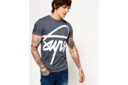 Crew T-shirt - ink true grit