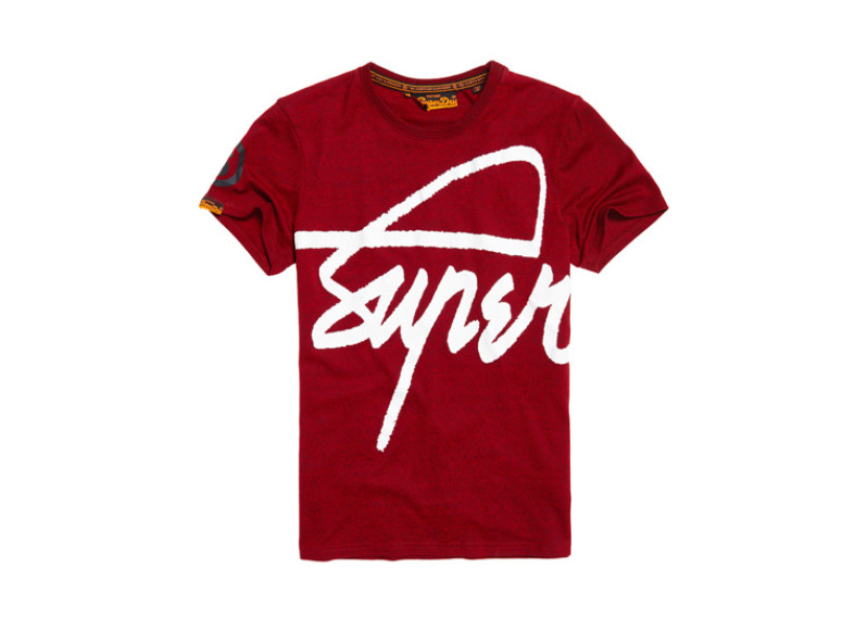 Superdry Crew T-shirt - redhook grit