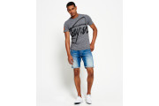 Superdry Crew T-shirt - flint grey grit