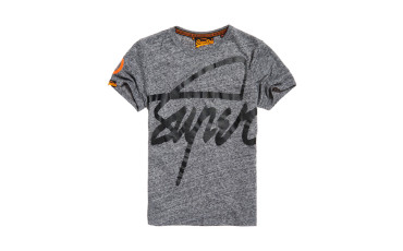 Superdry Crew T-shirt - flint grey grit