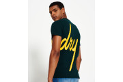 Superdry Crew T-shirt - forest green grit