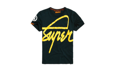 Superdry Crew T-shirt - forest green grit