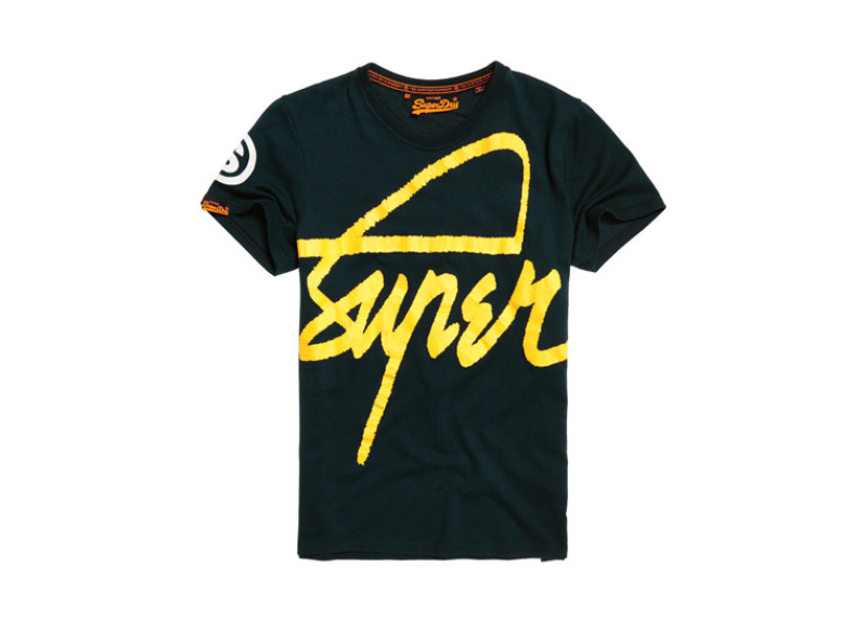 Superdry Crew T-shirt - forest green grit