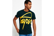 Superdry Crew T-shirt - forest green grit