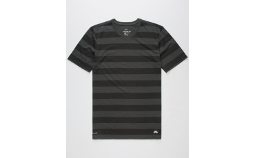 NIKE SB Dri-FIT Stripe Mens T-Shirt - Black