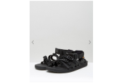 Teva Alp Canvas Multi Strap Sandals - Black