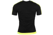 adidas 3 Stripe Estro T Shirt Mens - Black/SolYellow