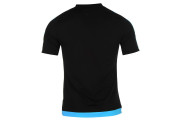 adidas 3 Stripe Estro T Shirt Mens - Black/Sol Blue