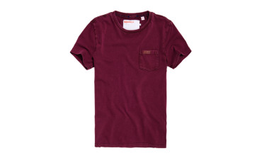 LA Pocket T-shirt - dark burgundy