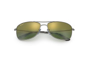 Gunmetal Polarized Green Mirror Chromance Sunglasses - RB3543 029/6O 59