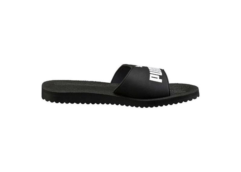 Puma Pure Cat Mens Slider Sandals - Black/White