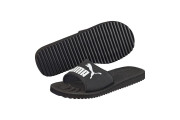 Puma Pure Cat Mens Slider Sandals - Black/White