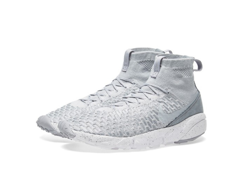 NIKE AIR FOOTSCAPE MAGISTA FLYKNIT - Wolf Grey & Cool Grey