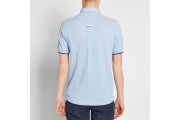 FRED PERRY WOVEN COLLAR POLO - Light Smoke Oxford