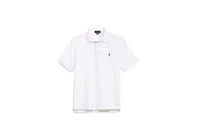 CLASSIC WEATHERED MESH POLO - White