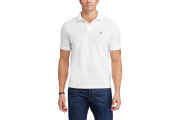 CLASSIC WEATHERED MESH POLO - White