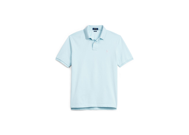 CLASSIC WEATHERED MESH POLO - COASTAL BLUE