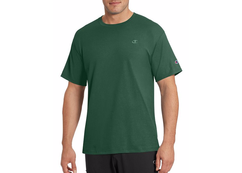 Champion Men's Classic Jersey Tee - Dark Green