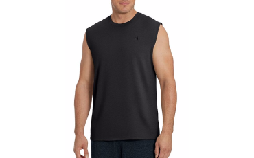 Champion Men's Classic Cotton Muscle Tee - Black