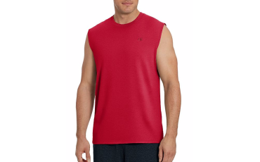 Champion Men's Classic Cotton Muscle Tee - Scarlet