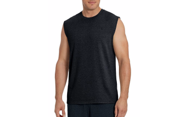 Champion Men's Classic Cotton Muscle Tee - Granite Heather