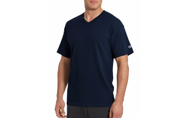 Champion Men's Classic Jersey V-Neck - Navy