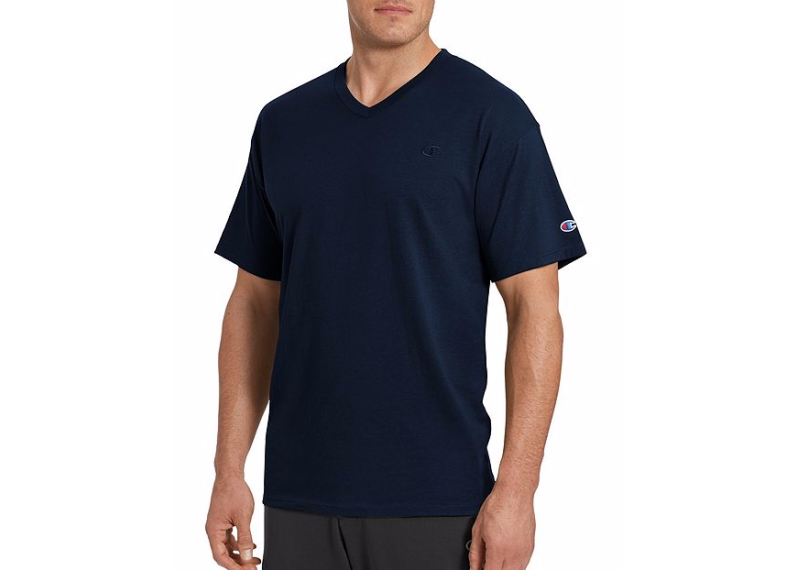 Champion Men's Classic Jersey V-Neck - Navy