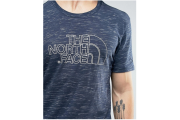 The North Face Easy T-Shirt Large Logo in Navy Marl