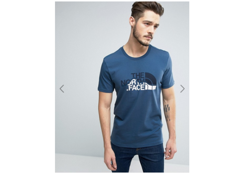 The North Face Mountain Line T-Shirt in Blue