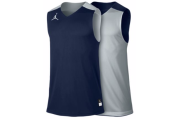 JORDAN TEAM JUMPMAN PRACTICE REVERSIBLE JERSEY - MEN'S - Navy/Silver/Silver