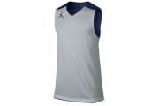 JORDAN TEAM JUMPMAN PRACTICE REVERSIBLE JERSEY - MEN'S - Navy/Silver/Silver