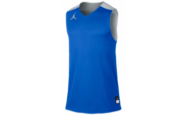 JORDAN TEAM JUMPMAN PRACTICE REVERSIBLE JERSEY - MEN'S - Royal/Silver/Silver