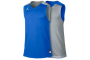 JORDAN TEAM JUMPMAN PRACTICE REVERSIBLE JERSEY - MEN'S - Royal/Silver/Silver