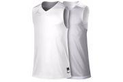 JORDAN TEAM JUMPMAN PRACTICE REVERSIBLE JERSEY - MEN'S - White/Silver/Silver