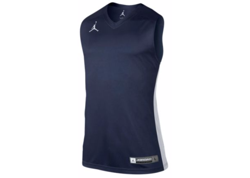 JORDAN TEAM JUMPMAN JERSEY - MEN'S - Navy/Silver