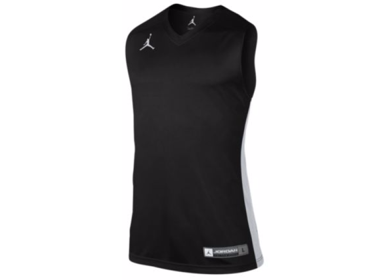 JORDAN TEAM JUMPMAN JERSEY - MEN'S - Black/Silver