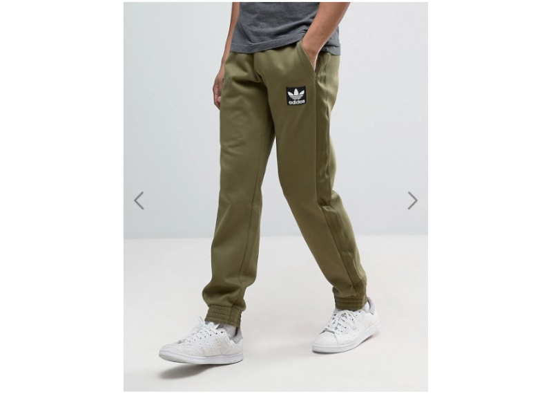 Adidas Originals Brand Pack Joggers In Green AY9303 - Green