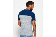 Lite Loom Clash T-shirt - bright navy grit