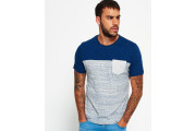 Lite Loom Clash T-shirt - bright navy grit