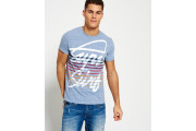 Crew Surf T-Shirt - flint blue grit