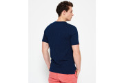 Lite Loom City Indigo T-shirt - real indigo dot