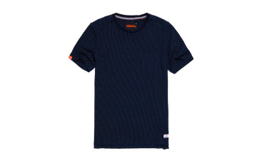 Lite Loom City Indigo T-shirt - real indigo dot