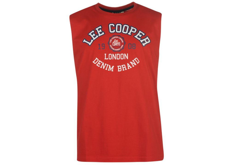 Lee Cooper Logo Tank Vest Mens