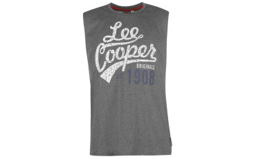 Lee Cooper Logo Tank Vest Mens