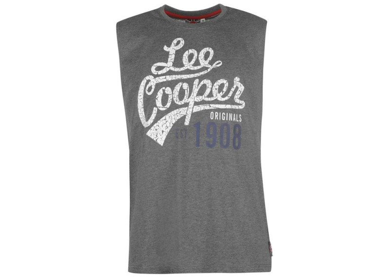 Lee Cooper Logo Tank Vest Mens