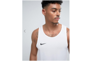 Nike Dry Basketball Swoosh Vest In White 830953-100 - White