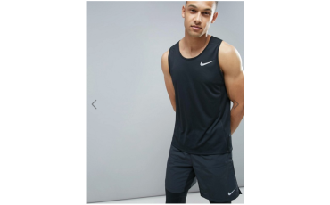 Nike Running Miler Vest In Black 833589-010 